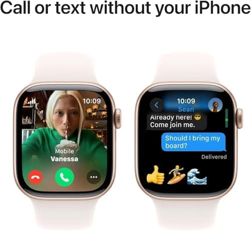 Watch Series 10 with Light Blush Sport Band — Smart Watch, Apple