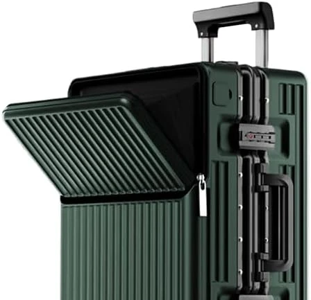 Expandable Carry-On Suitcase with Spinner Wheels — Smart Luggage, AIWEINY