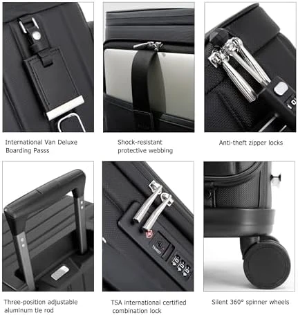 Luxury Hardshell Carry-On Luggage — Smart Luggage, feilario