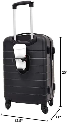 Smart Luggage Set with Cup Holder, USB Port and Phone Holder — Smart Luggage, Wrangler