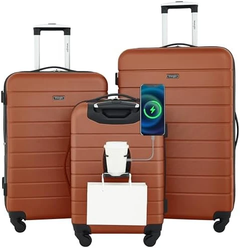 Smart Spinner Hardside Luggage — Smart Luggage, Wrangler