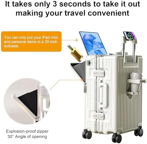 Zipperless Luggage — Smart Luggage, AIWEINY