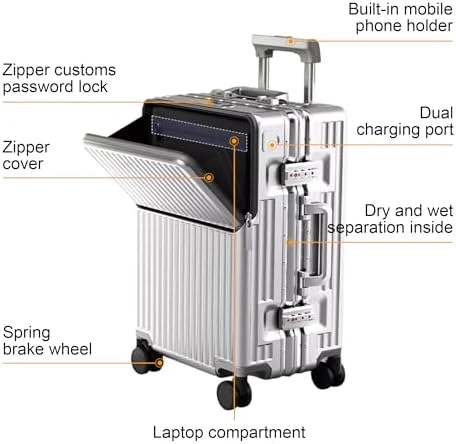 Zipperless Luggage — Smart Luggage, AIWEINY
