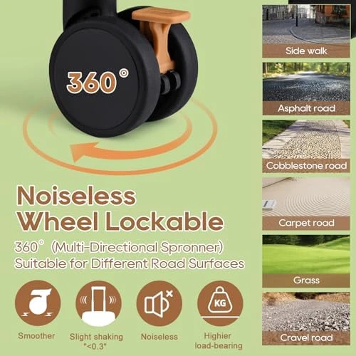 Carry On Luggage with Cup Holder and USB Port, Expandable Capacity, Smart Suitcase with Anti Slip Wheels and Handbag, 3... — Smart Luggage, Joyway