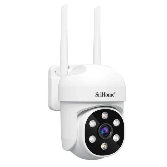 1080P HD WiFi Home Security Camera with PTZ, AI, and Night Vision — Security Camera, SriHome