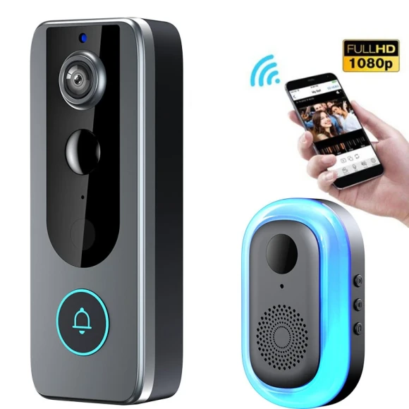 1080P WiFi Video Doorbell — Video Doorbell, Tuya