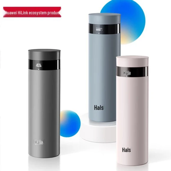 Smart Insulated Bottle with LED Temperature Display — Smart Water Bottle, Hars