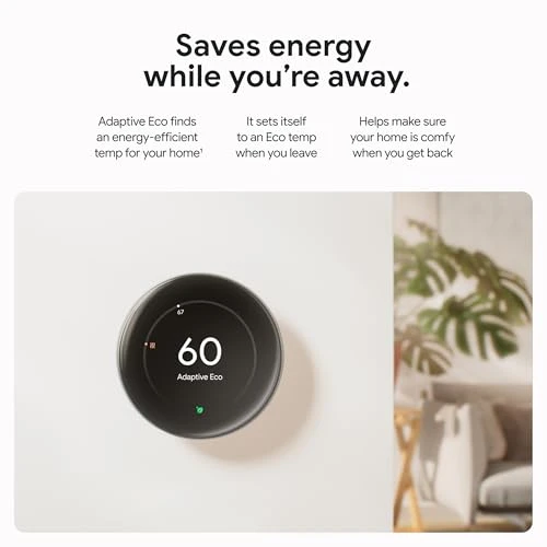 Learning Thermostat with Temperature Sensor — Smart Thermostat, Google