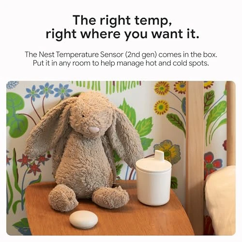 Learning Thermostat with Temperature Sensor — Smart Thermostat, Google