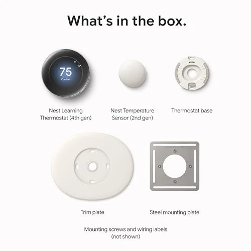 Learning Thermostat with Temperature Sensor — Smart Thermostat, Google