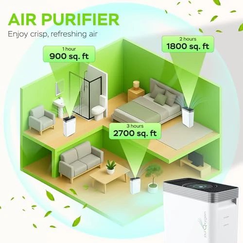 Smart Air Purifier for Large Rooms — Air Purifier, PURO²XYGEN