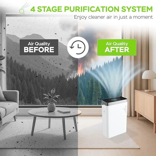 Smart Air Purifier for Large Rooms — Air Purifier, PURO²XYGEN