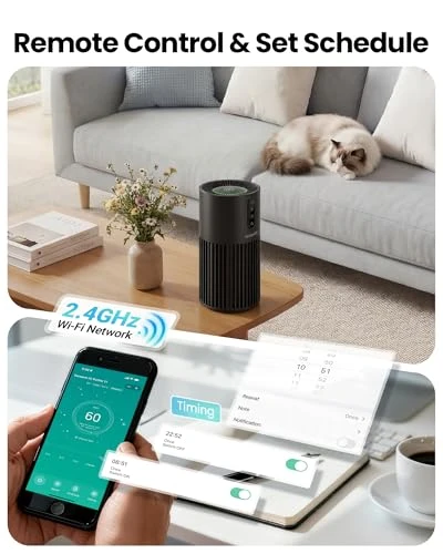Smart Air Purifier with Timer and Alexa Control — Air Purifier, Vacqueen