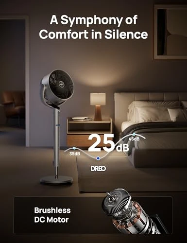 Smart Fan with Position-based Oscillation — Smart Fan, Dreo