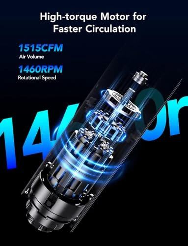 Tower Fan for Bedroom, Smart Floor Fan with Adjustable Oscillating, App & Voice Control, Multiple Modes and Speeds,... — Smart Fan, GoveeLife