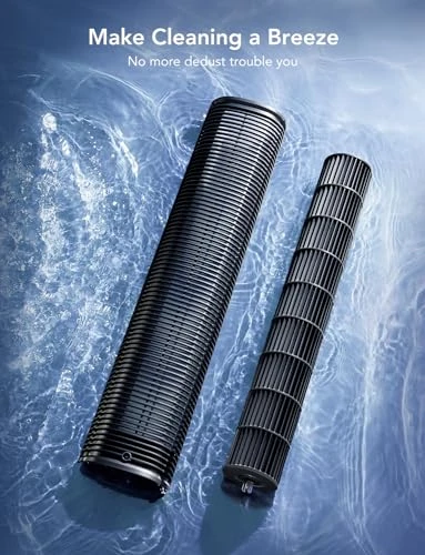 Tower Fan for Bedroom, Smart Floor Fan with Adjustable Oscillating, App & Voice Control, Multiple Modes and Speeds,... — Smart Fan, GoveeLife