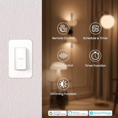 WiFi Smart Light Switch — Smart Switch, Tenda