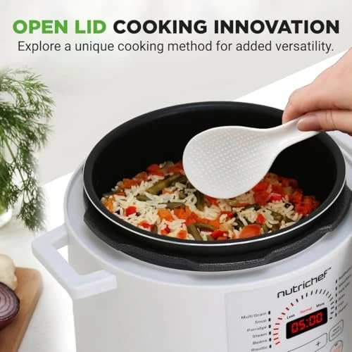 6 Quart Electric Pressure Cooker — Multicooker, NutriChef