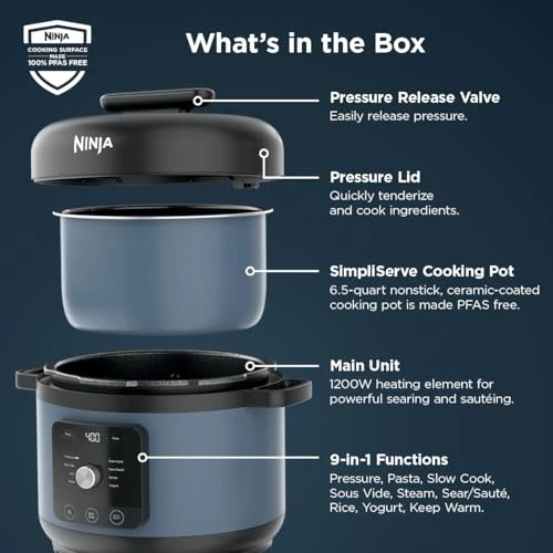 9-in-1 Pressure Cooker — Multicooker, Ninja