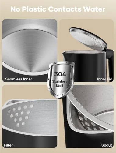 Double Wall Cool Touch Electric Kettle — Electric Kettle, Yoochu