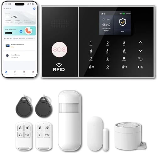 Home Security Systems 8-Piece Kit — Security Monitoring, PGST