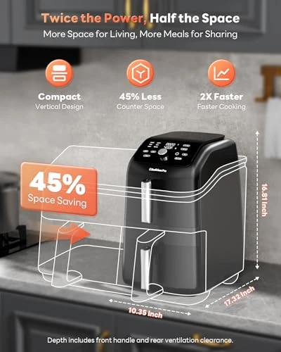 Large Double Air Fryer — Air Fryer, Beelicious Pro