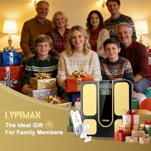 Professional Smart Scale for Body Weight, BMI, Body Fat, Muscle Mass, Highly Accurate 25 Body Composition Weighing... — Smart Scale, LVPIMAN