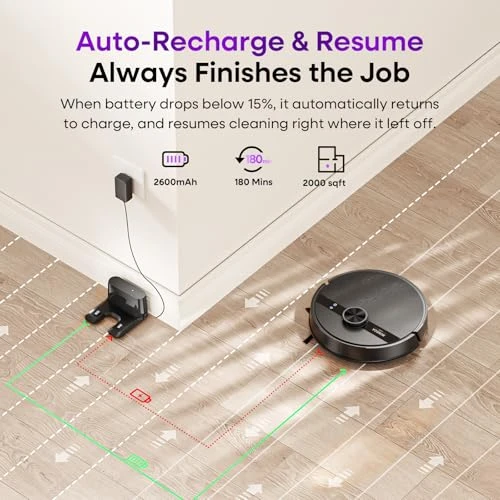 Robot Vacuum and Mop Combo — Robot Vacuum, MONSGA