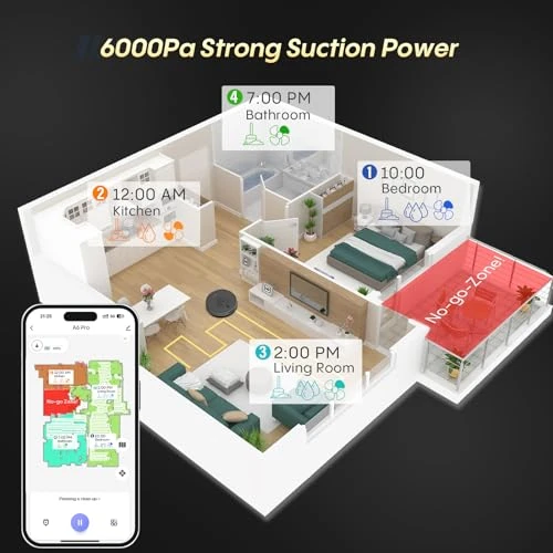 Robot Vacuum and Mop, Self Emptying — Robot Vacuum, eitton