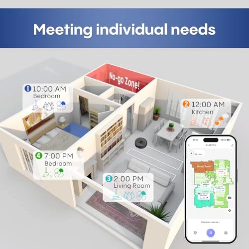 Robot Vacuum and Mop with LiDAR Navigation and Self-Emptying — Robot Vacuum, eitton