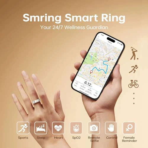 Smart Ring for Fitness and Health Tracking — Smart Ring, Naughtbaby