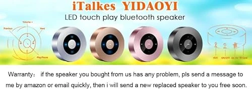 Smart Touch Play Bluetooth Speaker — Smart Speaker, YIDAOYI