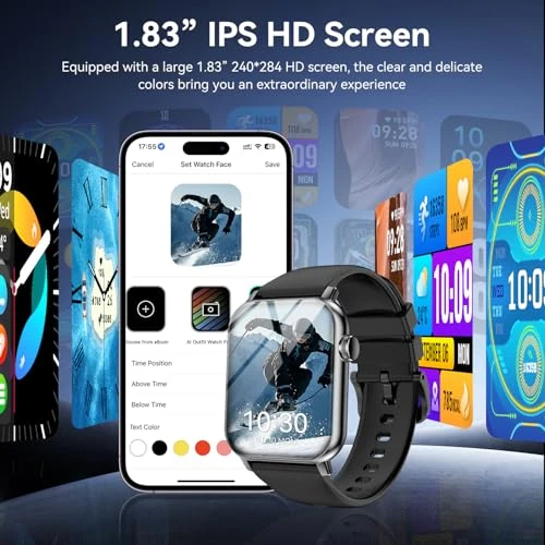 Smart Watch with Bluetooth Calling and Fitness Tracking — Fitness Tracker, iBesi