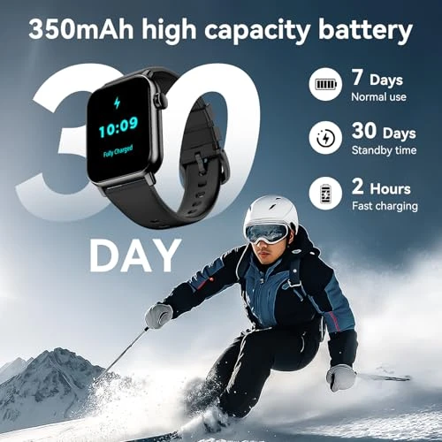 Smart Watch with Bluetooth Calling and Fitness Tracking — Fitness Tracker, iBesi