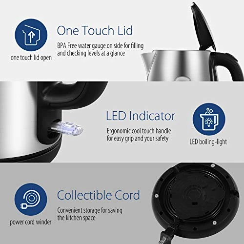 Stainless Steel Electric Kettle — Electric Kettle, COMFEE'