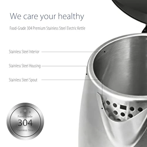 Stainless Steel Electric Kettle — Electric Kettle, COMFEE'
