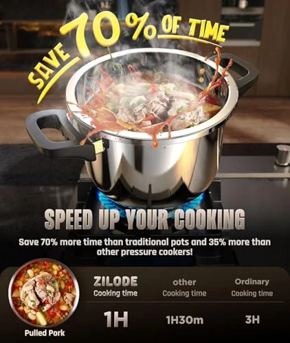 Stainless Steel Pressure Cooker — Multicooker, ZILODE
