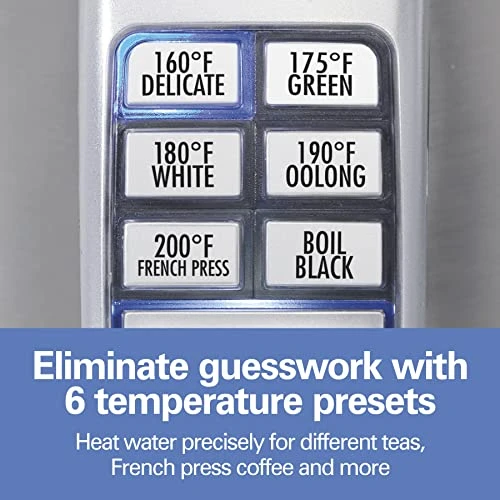 Temperature Control Electric Kettle — Electric Kettle, Hamilton Beach