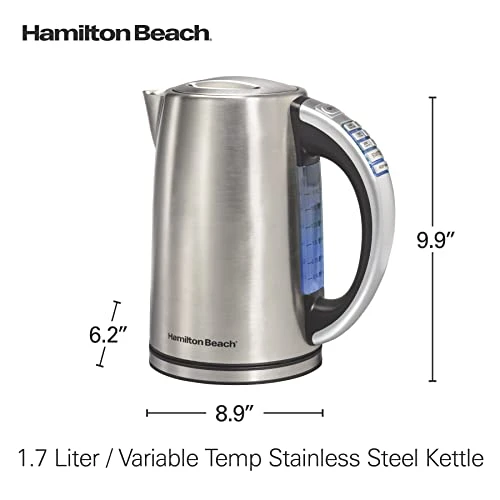 Temperature Control Electric Kettle — Electric Kettle, Hamilton Beach