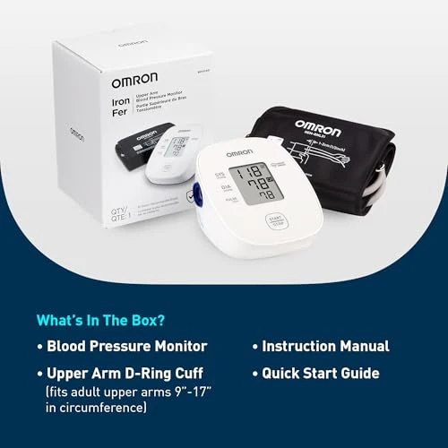 Upper Arm Blood Pressure Monitor — Blood Pressure Monitor, Omron
