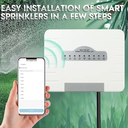 8 Zone Smart Sprinkler Controller with Smartlife APP Control, Local Weather Intelligence WiFi Sprinkler System... — Irrigation System, ATVMaster