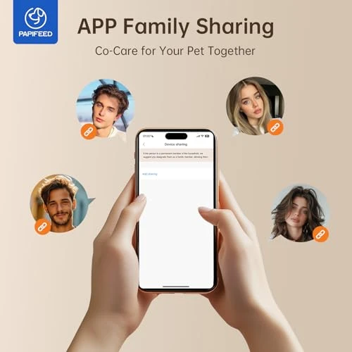 Automatic Cat Feeder with App Control, Dual Power Backup, Slow Feeding Mode, and 3L Capacity — Automatic Pet Feeder, PAPIFEED