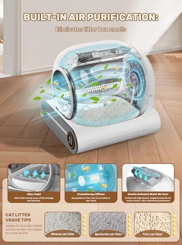 Automatic Litter Box — Self-Cleaning Litter Box, DuckSky