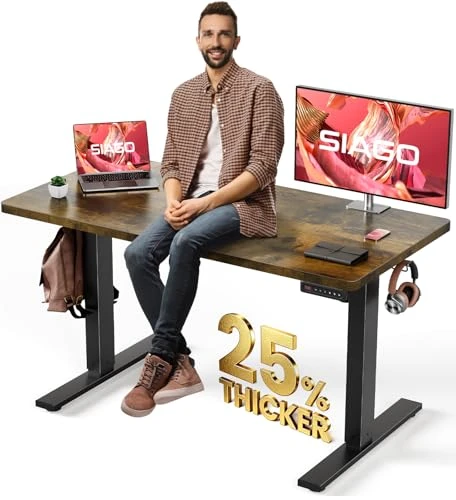 Electric Standing Desk Adjustable — Standing Desk, SIAGO