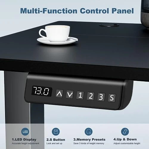 Electric Standing Desk Height Adjustable — Standing Desk, DUMOS