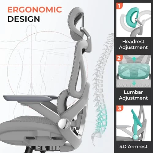 Ergonomic Mesh Office Chair — Smart Chairs, CAPOT