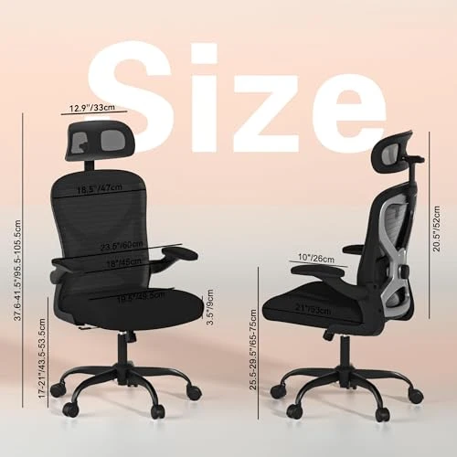 Ergonomic Office Chair with Headrest and Lumbar Support — Smart Chairs, CASASIO