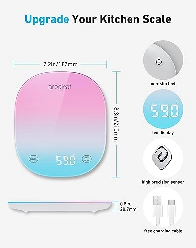 Rechargeable Digital Food Scale — Smart Scale, Arboleaf