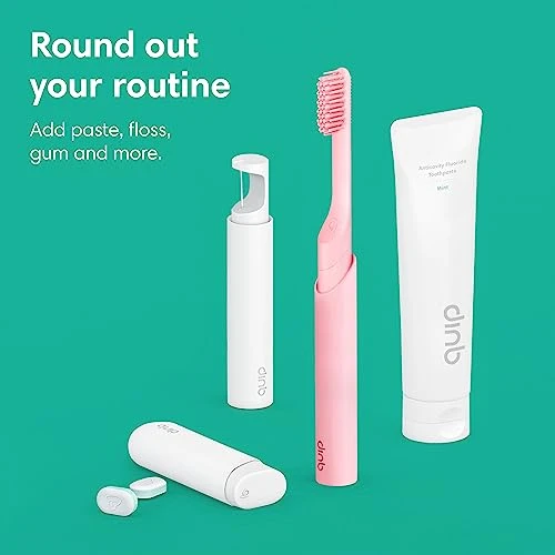Rechargeable Smart Sonic Toothbrush for Adults — Electric Toothbrush, Quip