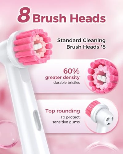 Rotating Electric Toothbrush with 8 Brush Heads — Electric Toothbrush, TEETHEORY